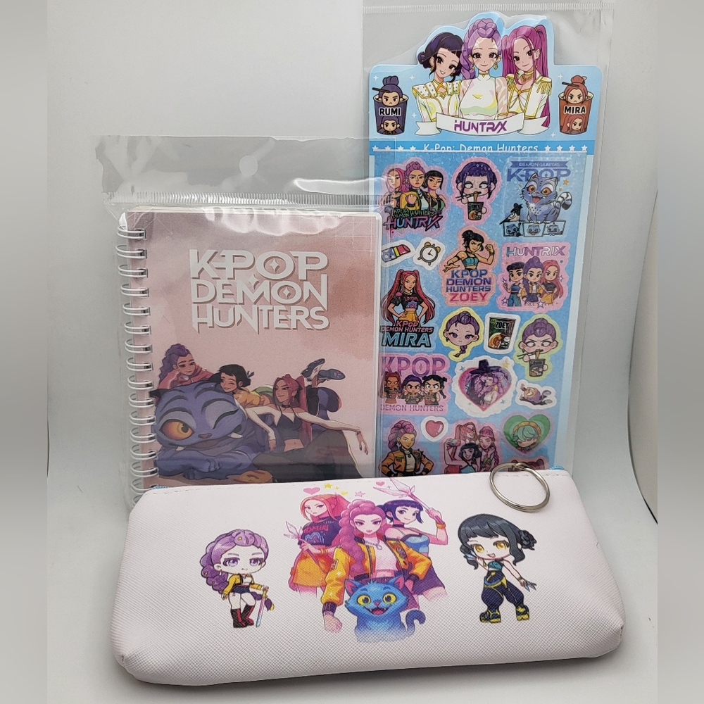 K-POP DEMON HUNTERS Stationery Bundle NEW